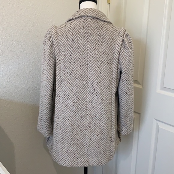 Vintage 80’s Mervyn’s TJW herringbone Jacket - Picture 4 of 9